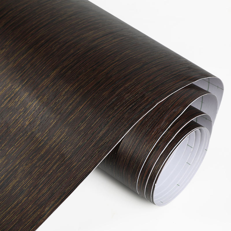 Pellicola in PVC con venature del legno altamente lucida